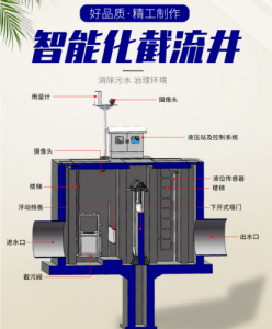 玻璃钢一体化雨水截流井