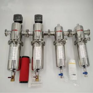 不锈钢精密过滤器 卫生级快装直通精密管道过滤器 不锈钢可定制